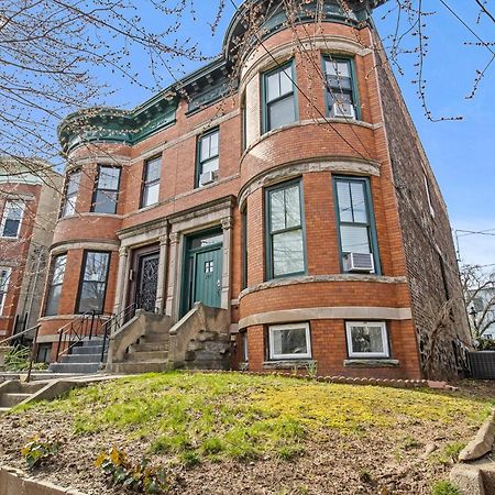 Beautiful Green-Door Brownstone Apartment Jersey City Exterior photo